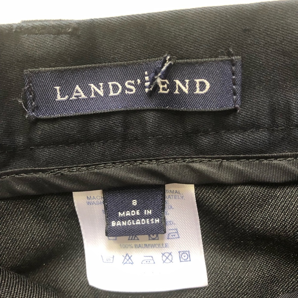 Lands’ End Navy Mid Rise Chino Shorts - Picture 5 of 8